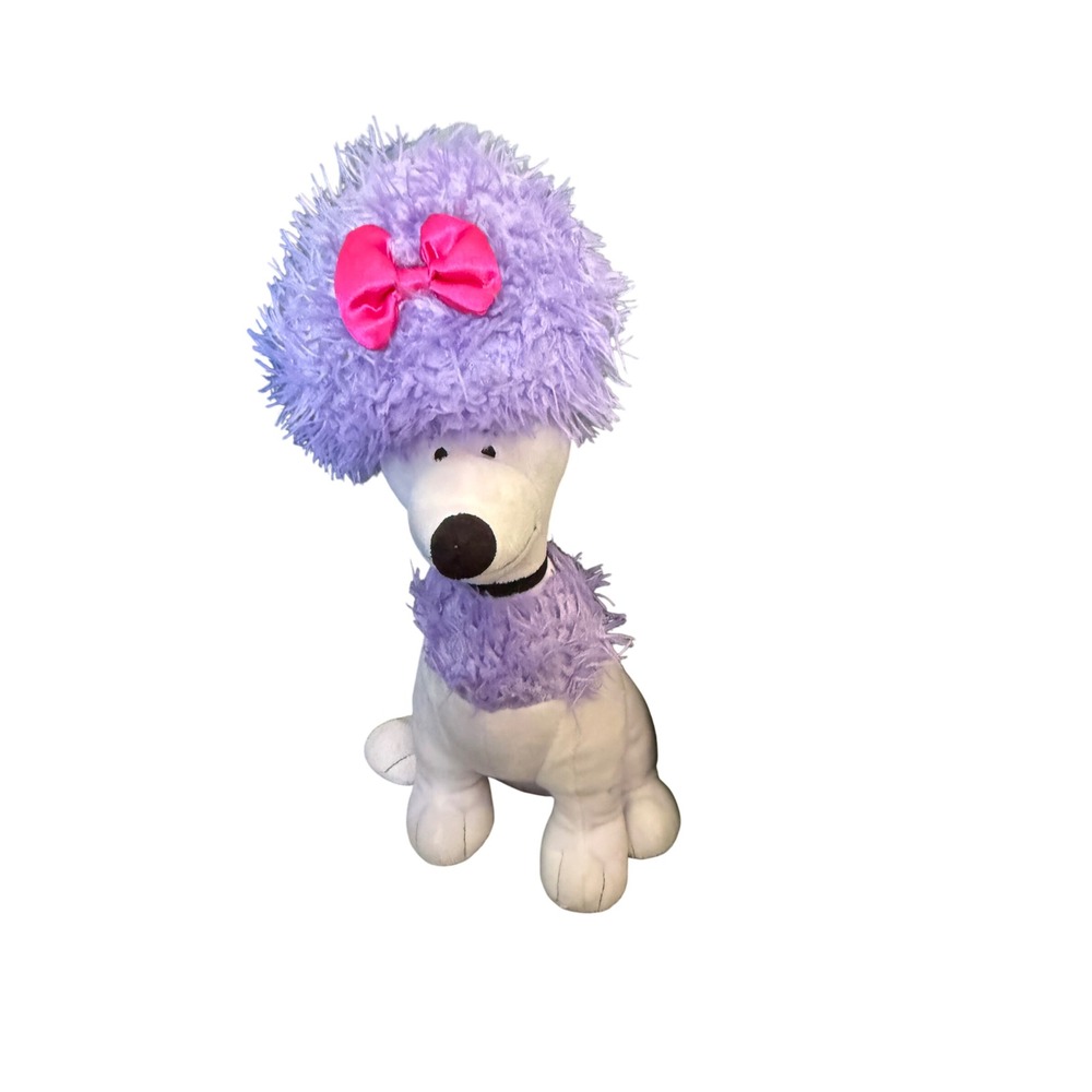 Kohls Cares Clifford the Big Red Dog Chloe Poodle Plush Purple White 12 inch
